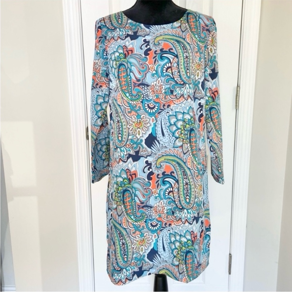 J. Crew Factory Jules Moonglow Gallery Paisley Dress
Blue Size 10